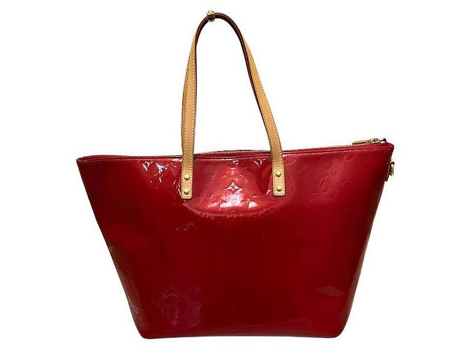 Borsa 2 in 1 Louis Vuitton Bellevue GM Vernis Rosso - vista 2