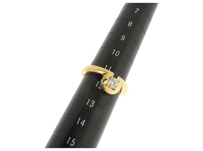 Bague en Diamant Omega K18YG Or Jaune - vue 4