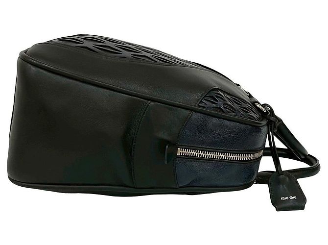 Borsa Boston in pelle Miu Miu - vista 7