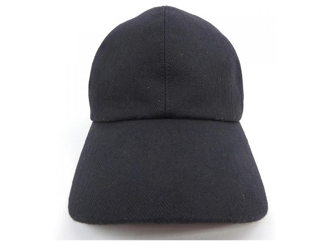 Cappello in cotone essenziale Monogram Louis Vuitton Nero - vista 2