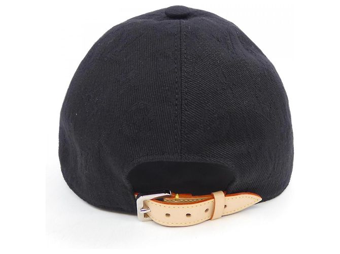Cappello in cotone essenziale Monogram Louis Vuitton Nero - vista 4
