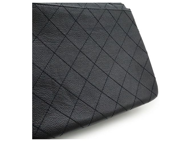 Borsa a Spalla 2way in Pelle Chanel 2.55 Nero - vista 9
