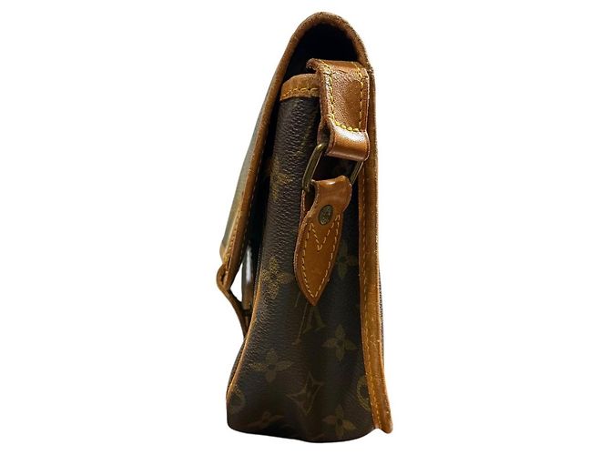 Borsa a Spalla Gibeciere MM Monogramma Louis Vuitton Marrone - vista 6