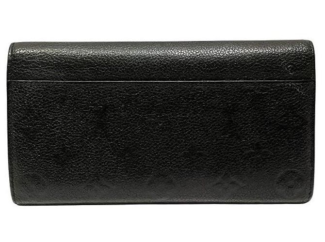 Portafoglio Lungo Sarah Monogram Empreinte di Louis Vuitton Nero - vista 2