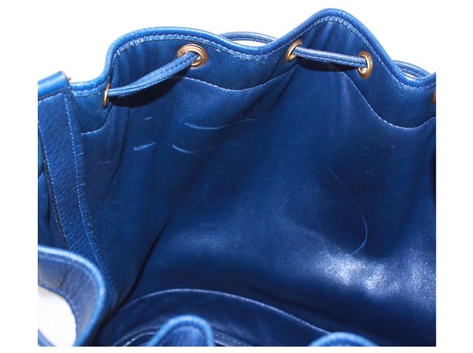 Hermès HERMES Borsa a Mano Market PM Pelle Tela Blu - vista 8