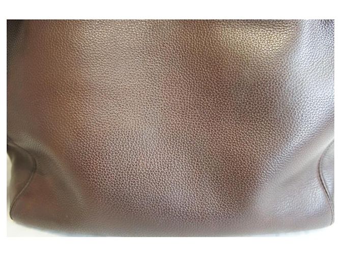Executive Bolsa Executiva de Couro 2WAY da Chanel Marrom - vista 5