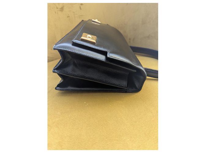 Hermès Piano Cuir Box Tasche Schwarz - Ansicht 10