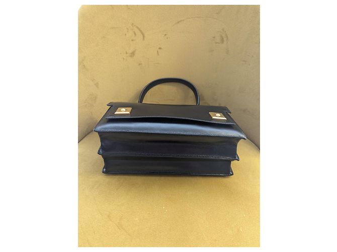 Hermès Piano Cuir Box Tasche Schwarz - Ansicht 12