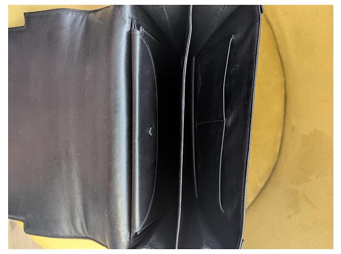 Hermès Piano Cuir Box Tasche Schwarz - Ansicht 13