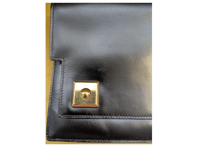 Hermès Piano Cuir Box Tasche Schwarz - Ansicht 4