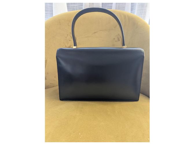 Hermès Piano Cuir Box Tasche Schwarz - Ansicht 8