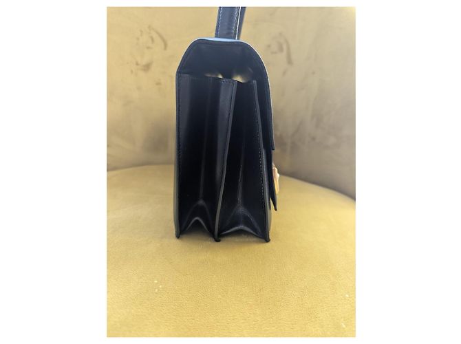 Hermès Piano Cuir Box Tasche Schwarz - Ansicht 9