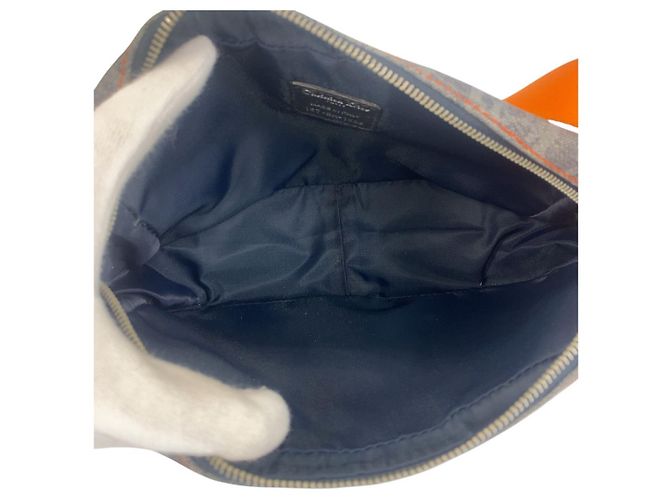 Borsa a Spalla Dior Canvas Flightline Trotter Blu - vista 6