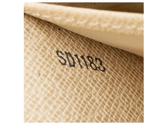 Portefeuille Sarah Damier Azur Louis Vuitton Bleu - vue 4