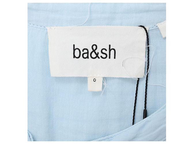 Blusa Tyana Ba&sh en algodón azul claro - vista 6