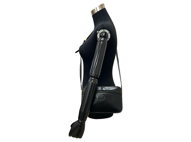 Gucci Leather Shoulder Bag Black - view 3