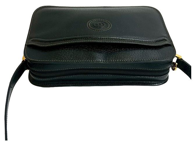 Gucci Leather Shoulder Bag Black - view 5