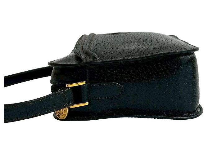 Gucci Leather Shoulder Bag Black - view 6