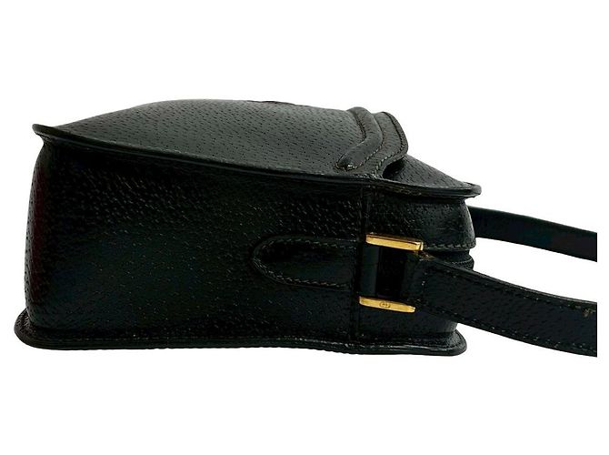 Gucci Leather Shoulder Bag Black - view 7