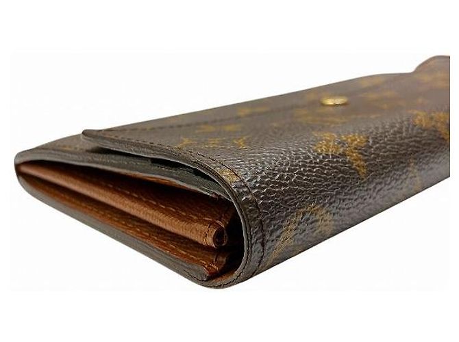 Portafoglio Lungo Monogramma Sarah di Louis Vuitton Marrone - vista 9