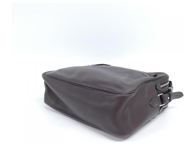 Evelyne Borsa a Spalla Hebdo Reporter Evergrain di Hermès Marrone - vista 3