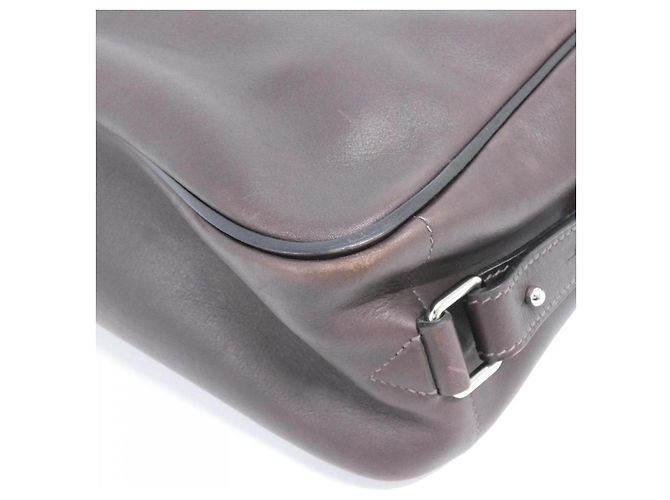 Evelyne Borsa a Spalla Hebdo Reporter Evergrain di Hermès Marrone - vista 4