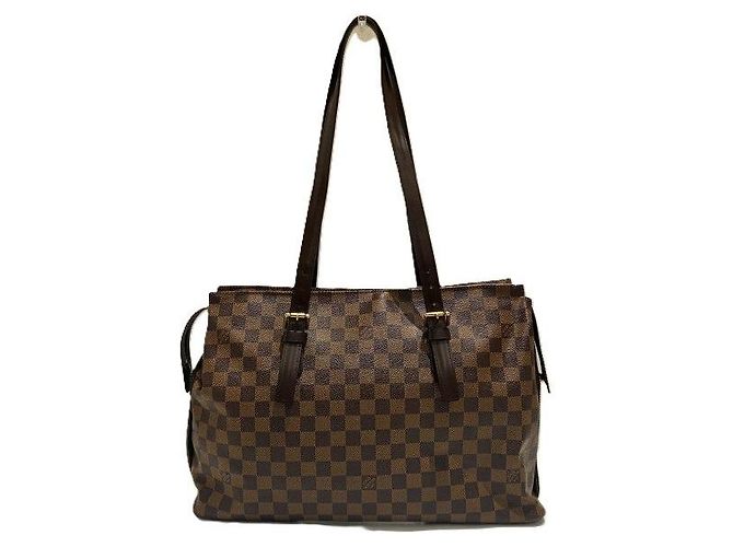 Borsa a Spalla Chelsea Damier Louis Vuitton Marrone - vista 2