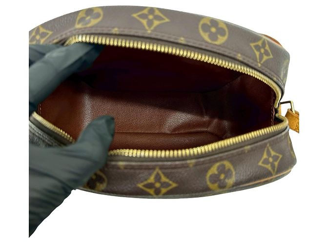 Bolso de Hombro de Cuero Monogram Blois de Louis Vuitton Castaño - vista 10