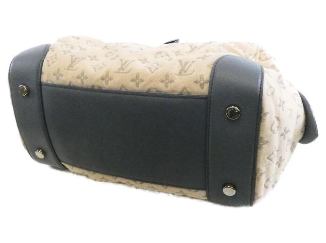 Speedy Louis Vuitton Monogram Denim Boston Tasche Blau - Ansicht 2