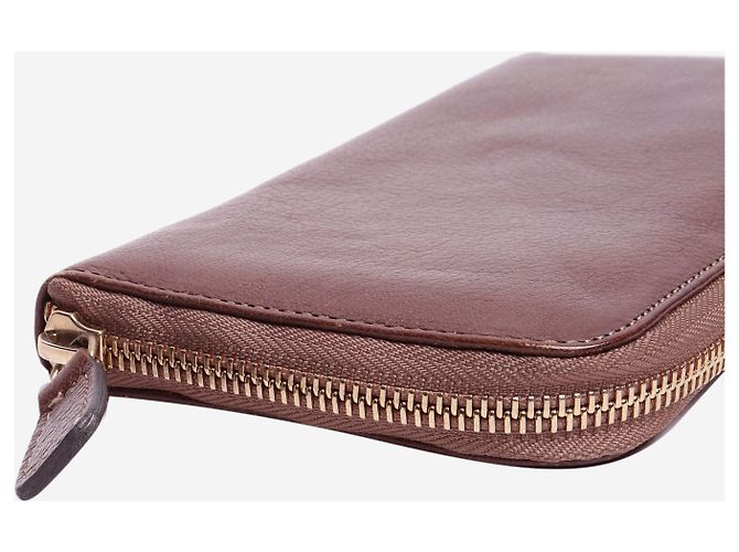 Marni Brown leather zip wallet - view 3