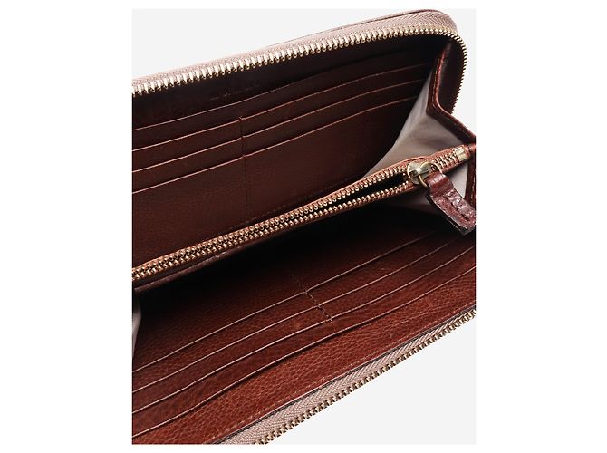 Marni Brown leather zip wallet - view 4