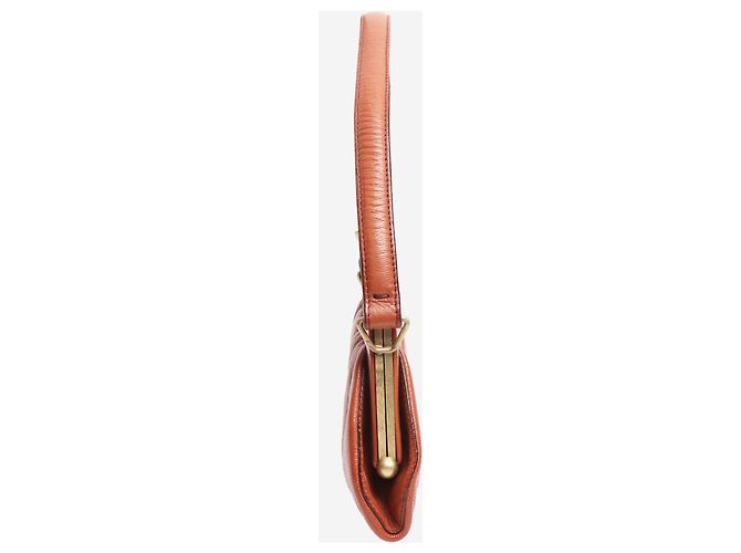 Chloé Mini bolsa de cuero marrón Castaño - vista 2