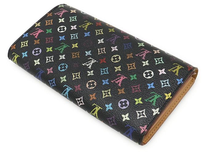 Portafoglio Lungo Monogramma Sarah di Louis Vuitton Nero - vista 2