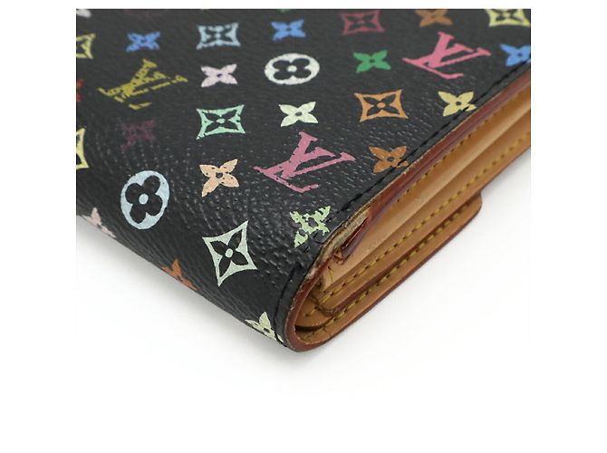 Portafoglio Lungo Monogramma Sarah di Louis Vuitton Nero - vista 3
