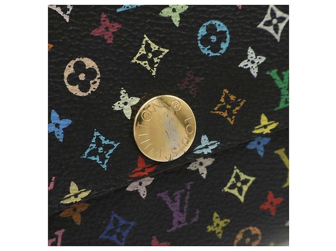 Portafoglio Lungo Monogramma Sarah di Louis Vuitton Nero - vista 4
