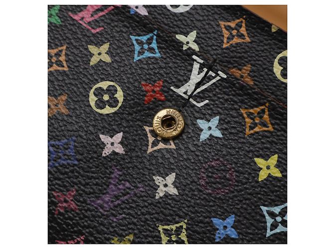 Portafoglio Lungo Monogramma Sarah di Louis Vuitton Nero - vista 9