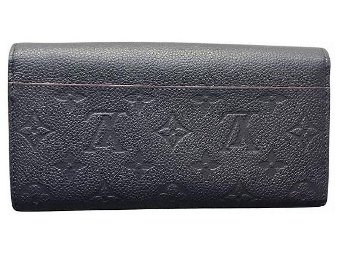 Portafoglio Lungo Sarah Monogram Empreinte di Louis Vuitton Blu - vista 2