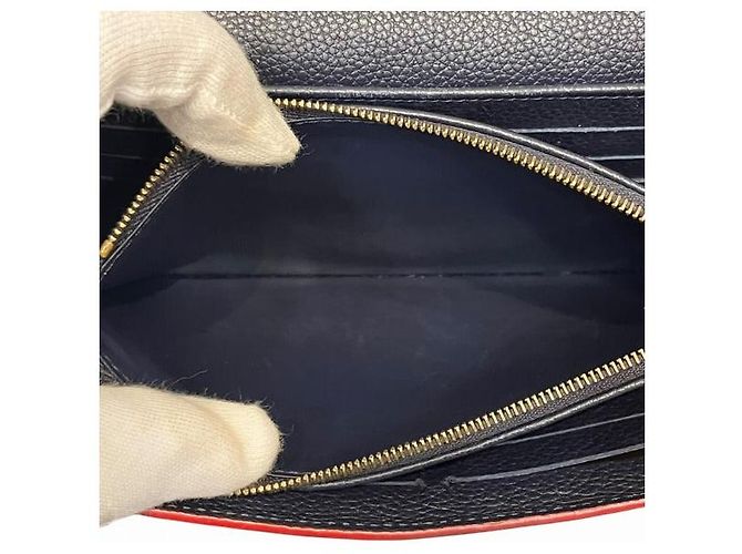 Portafoglio Lungo Sarah Monogram Empreinte di Louis Vuitton Blu - vista 7