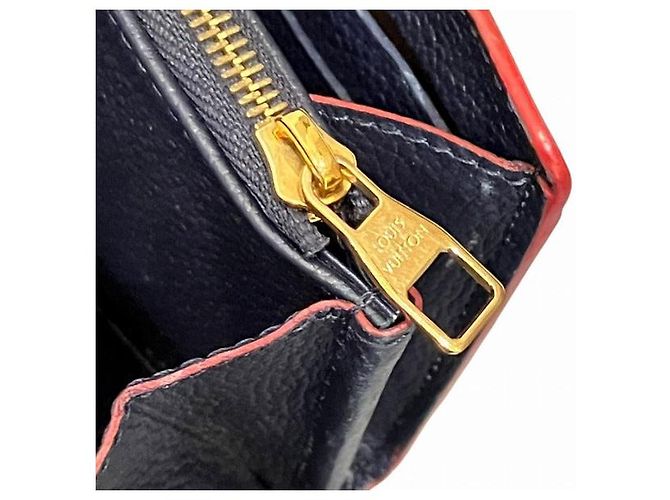 Portafoglio Lungo Sarah Monogram Empreinte di Louis Vuitton Blu - vista 9