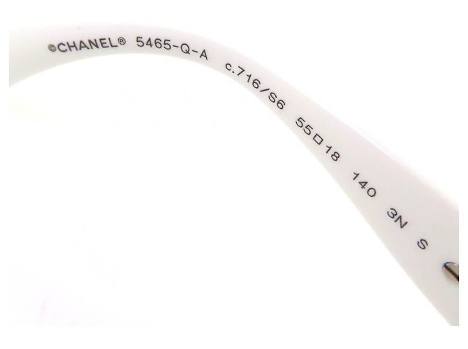 Occhiali da sole COCO Mark di Chanel Bianco - vista 10