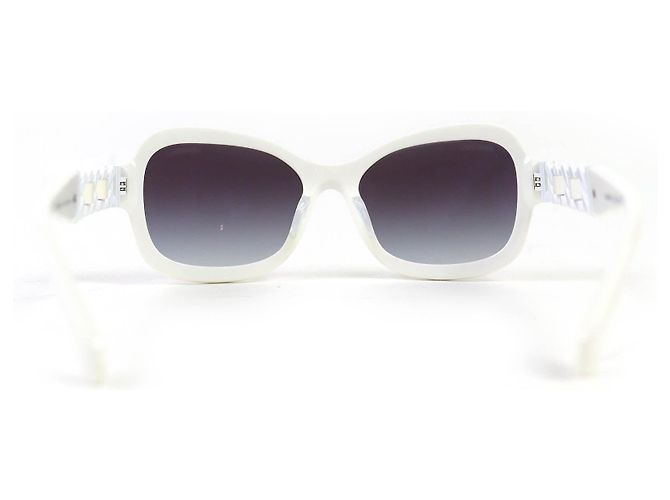 Occhiali da sole COCO Mark di Chanel Bianco - vista 6
