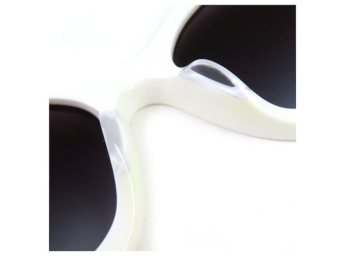Occhiali da sole COCO Mark di Chanel Bianco - vista 7