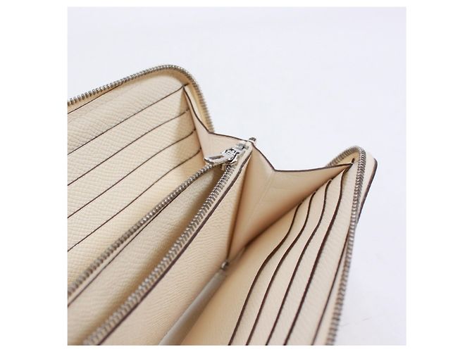 Hermès HERMES Portafoglio Azap Long Classico Nata Bianco - vista 10