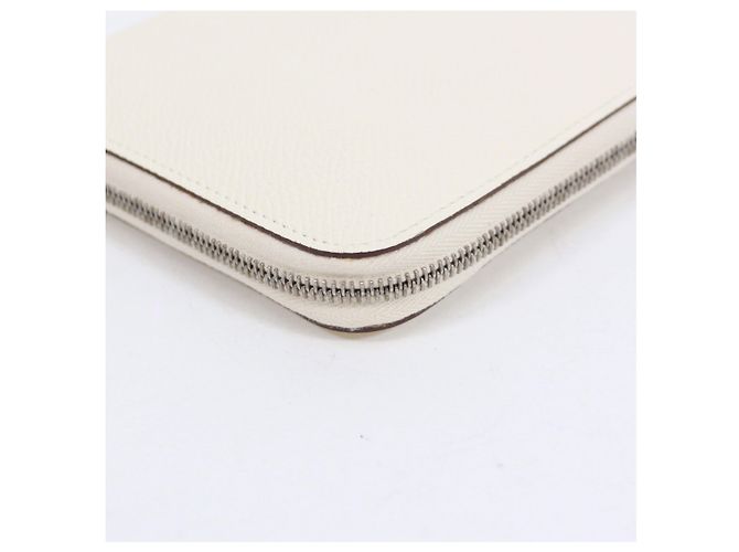Hermès HERMES Portafoglio Azap Long Classico Nata Bianco - vista 5