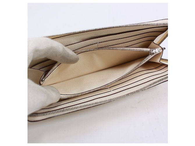 Hermès HERMES Portafoglio Azap Long Classico Nata Bianco - vista 9