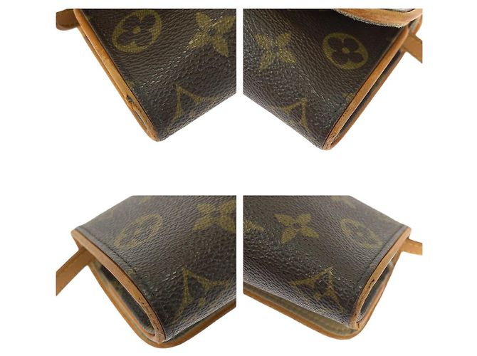 Borsa Pochette Twin PM Monogramma Louis Vuitton Marrone - vista 3
