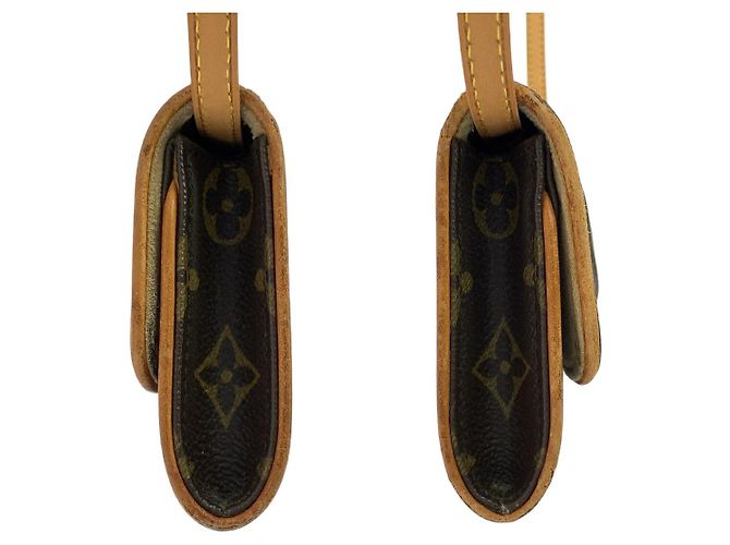 Borsa Pochette Twin PM Monogramma Louis Vuitton Marrone - vista 8