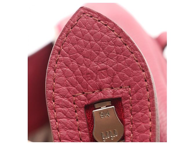 Borsa Hermès Atlas 35 in legno di rosa marrone - vista 10