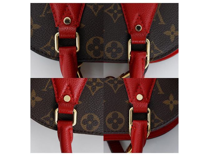 Borsa 2 in 1 Alma Monogram Louis Vuitton Marrone - vista 9