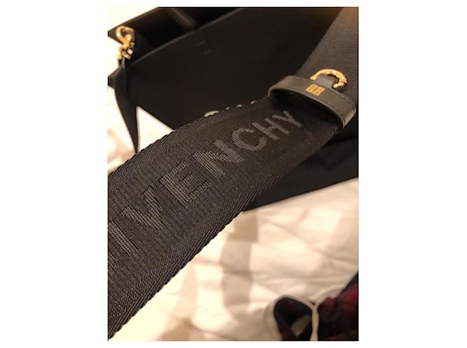 Borsa Givenchy G-Tote Media Nera in Cotone Nero - vista 10